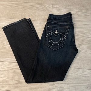 True Religion Straight Jeans - Dark Blue - Size 32